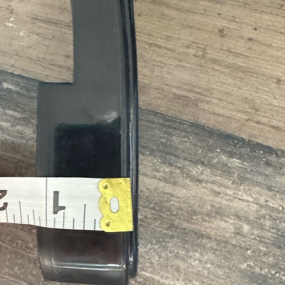 TORY BURCH Eleanor Jelly Slide Sandals In Black size 8 - Picture 13 of 13